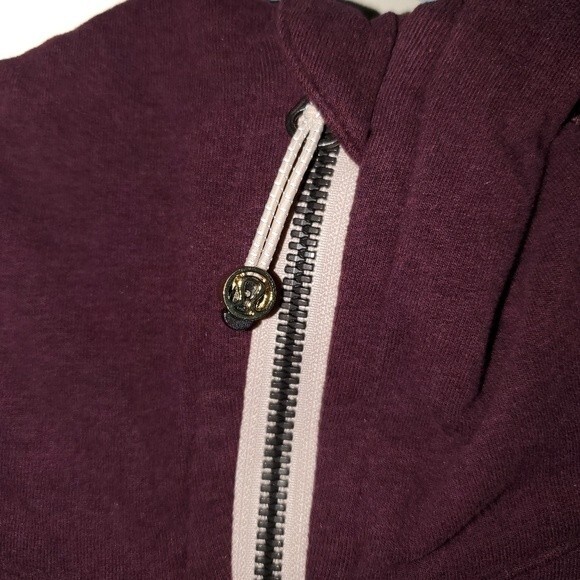 Lululemon On The Daily Hoodie Heathered Bordeaux Drama French Terry Size 4 - Picture 5 of 11